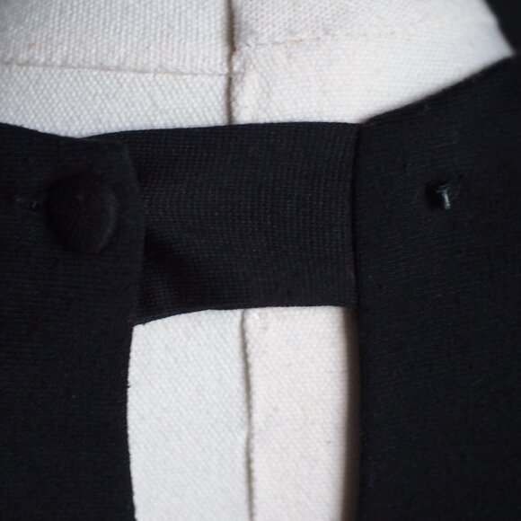 COCO & tashi | Ponte Black Polka Dot Cap Sleeve Dress - Picture 7 of 7